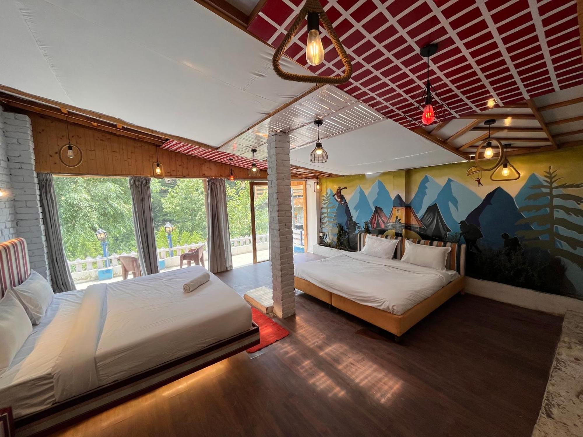 מנאלי Hotel English Rose, #Personal Parking, #Petfriendly, #Garden, #Bonfire Under The Stars מראה חיצוני תמונה